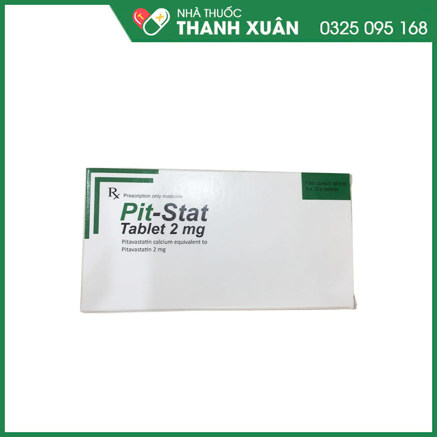 Pit-stat tablet 2mg thuốc giúp giảm cholesterol toàn phần